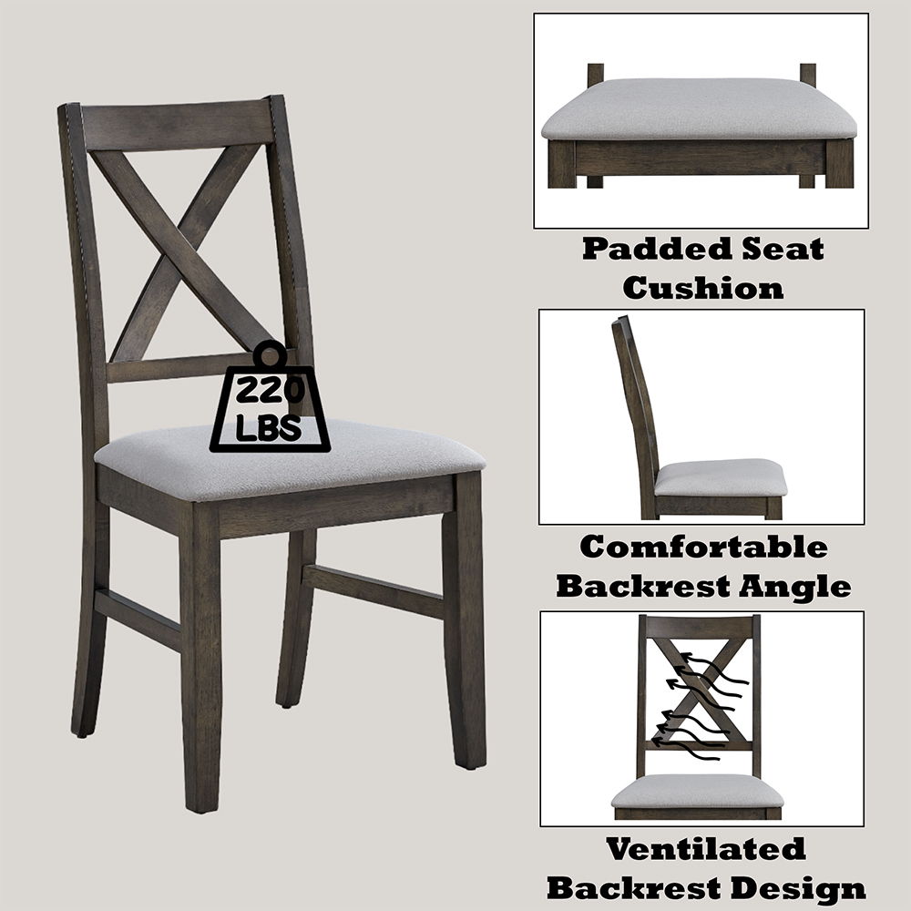 Marit - Side Chair (Set of 2) - Gray Finish