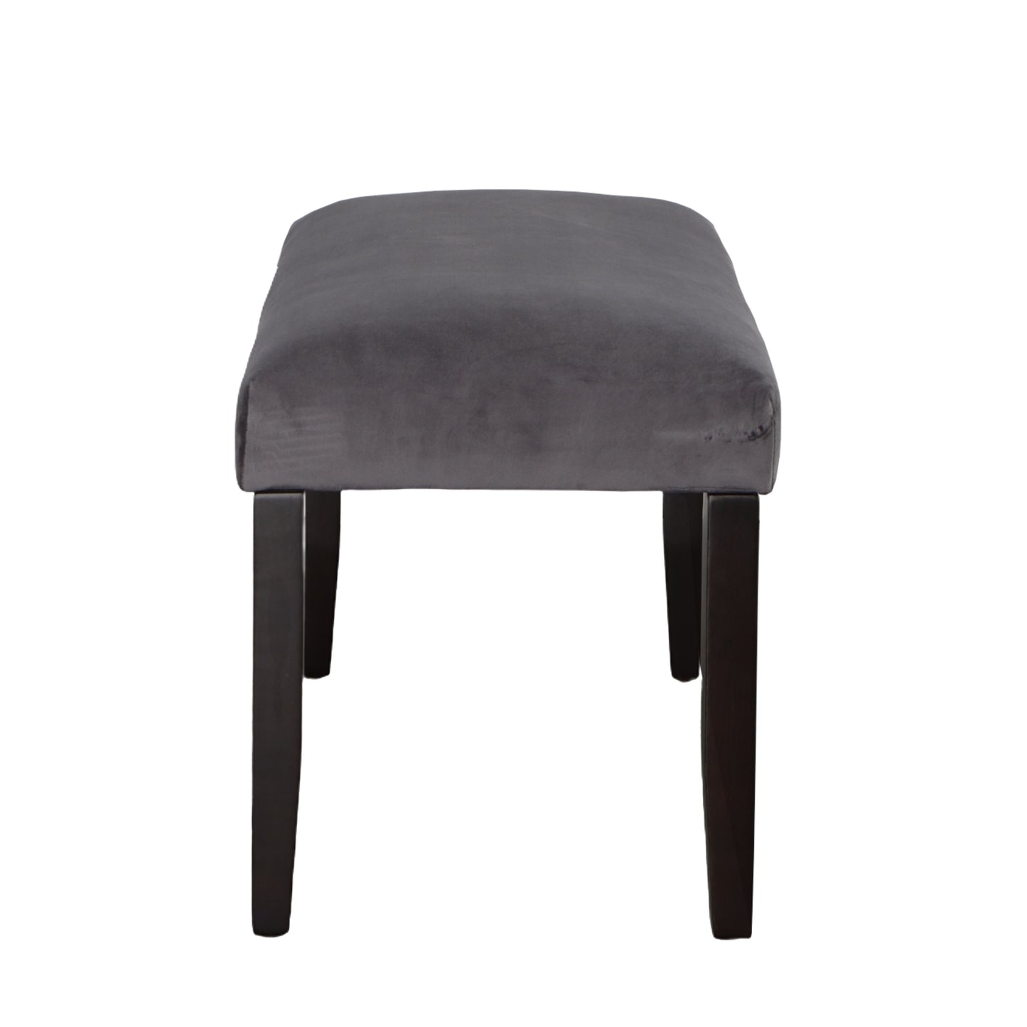 Napoli - Velvet Dining Bench - Gray