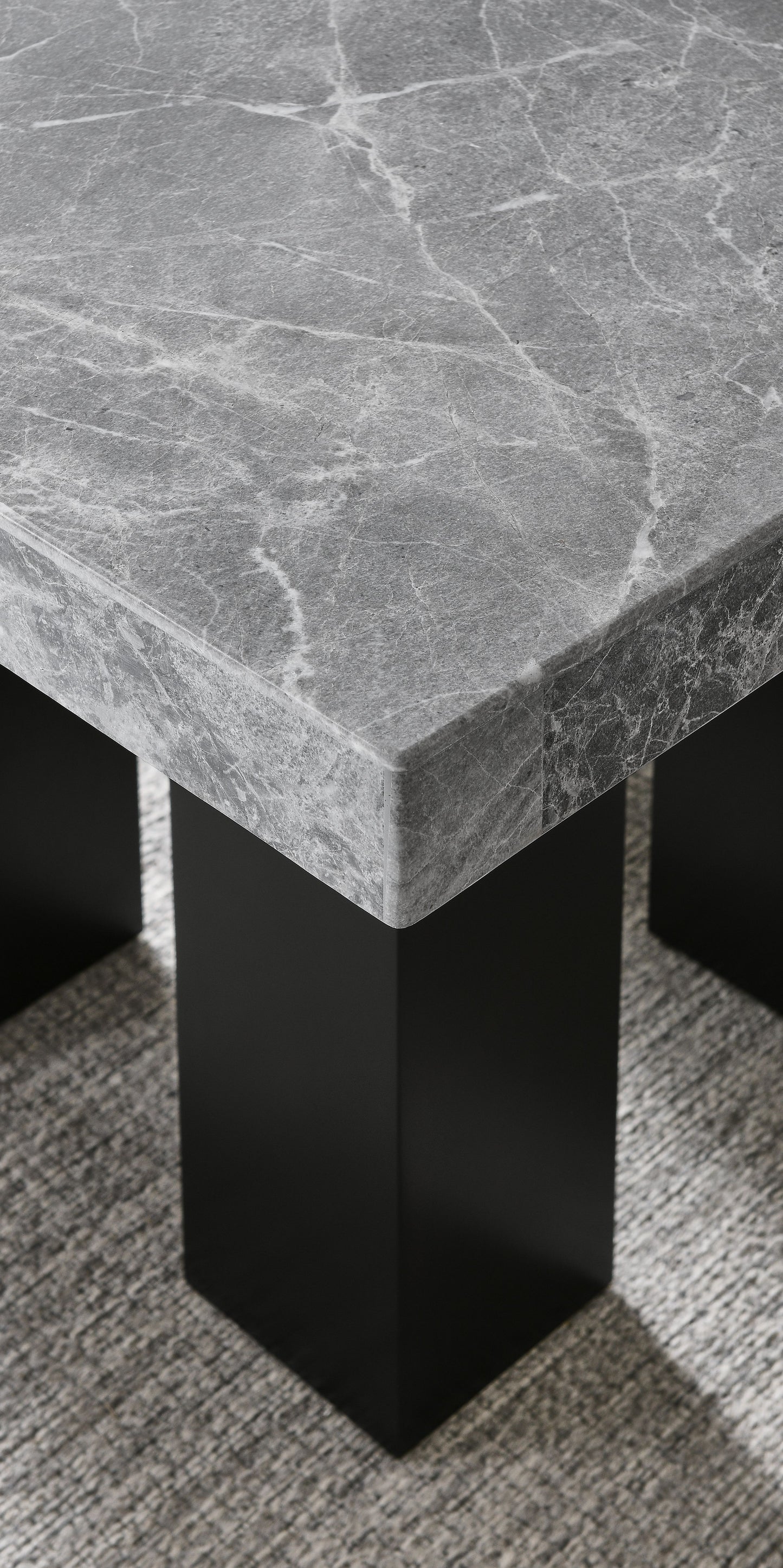 Camila - Square Counter Dining Set - Gray Top