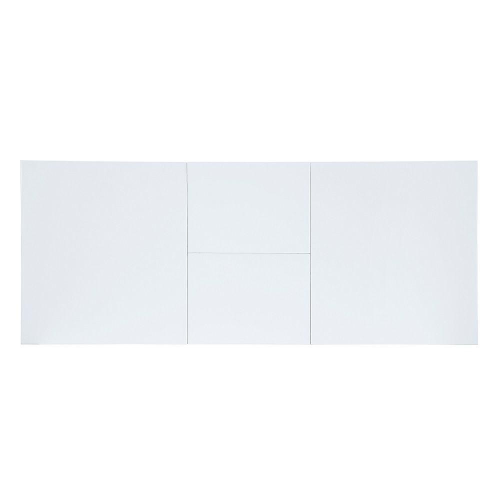 Gallegos - Dining Table With Leaf - White High