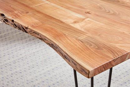 Sherman - Live Edge Dining Table - Natural Acacia