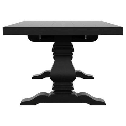 Florence - Extension Dining Table - Distressed Black