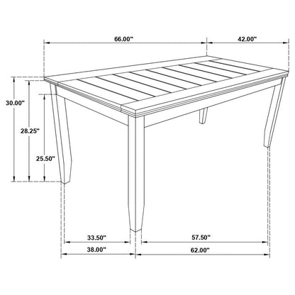 Dalila - Rectangular Dining Table Set