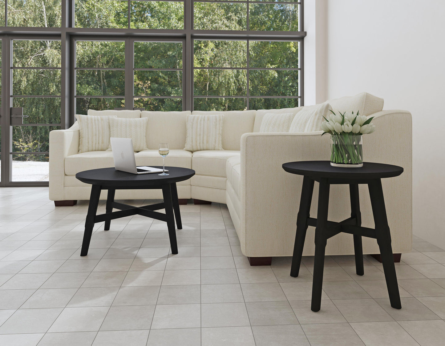 Jupiter - 3 Piece Sectional - White