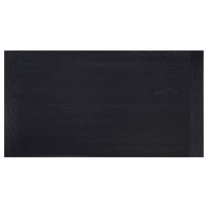 Newport - Rectangular Wood Trestle Dining Table - Black