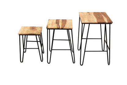 Tristan - Nesting Tables - Light Brown