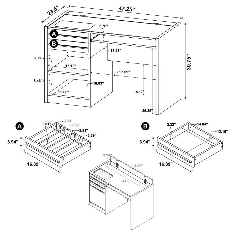 Halston - Office Computer Desk