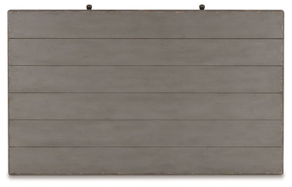 Charina - Antique Gray - Rectangular Cocktail Table