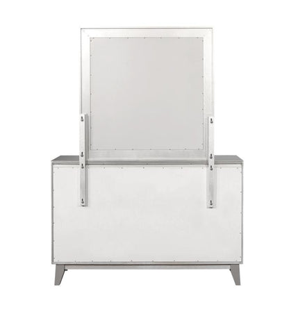 Leighton - 7-Drawer Dresser - Metallic Mercury