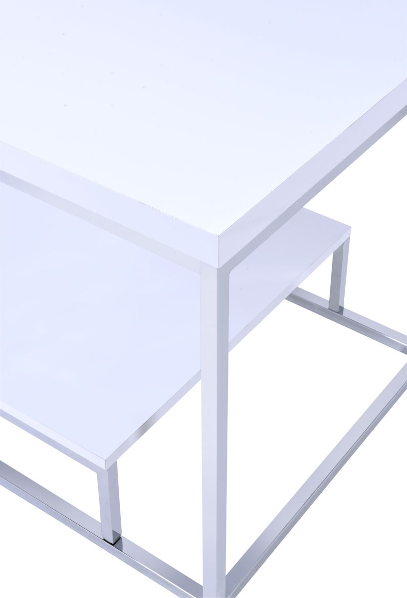 Lucia - 3 Piece Table Set - White