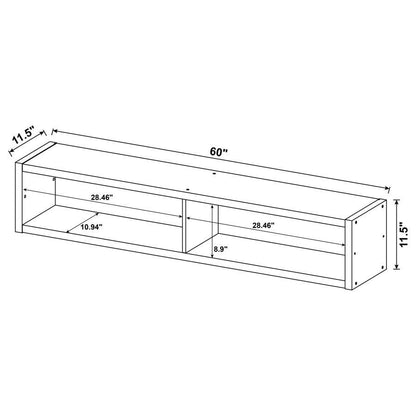 Lewes - 4 Piece TV Entertainment Center - Cappuccino