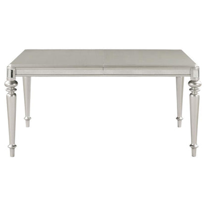 Bling Game - Extension Dining Table - Metallic Platinum