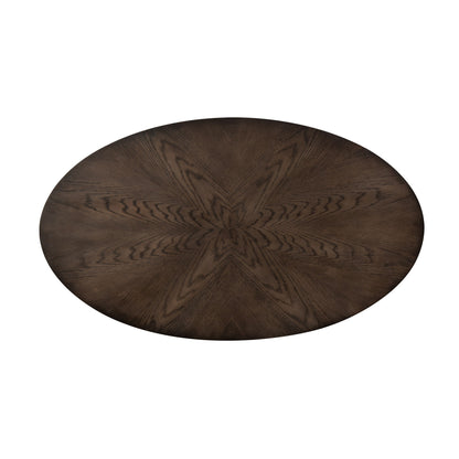 Penton - Oval Cocktail Table - Dark Brown