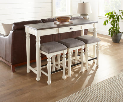 Joanna - 4 Piece Bar Set - White