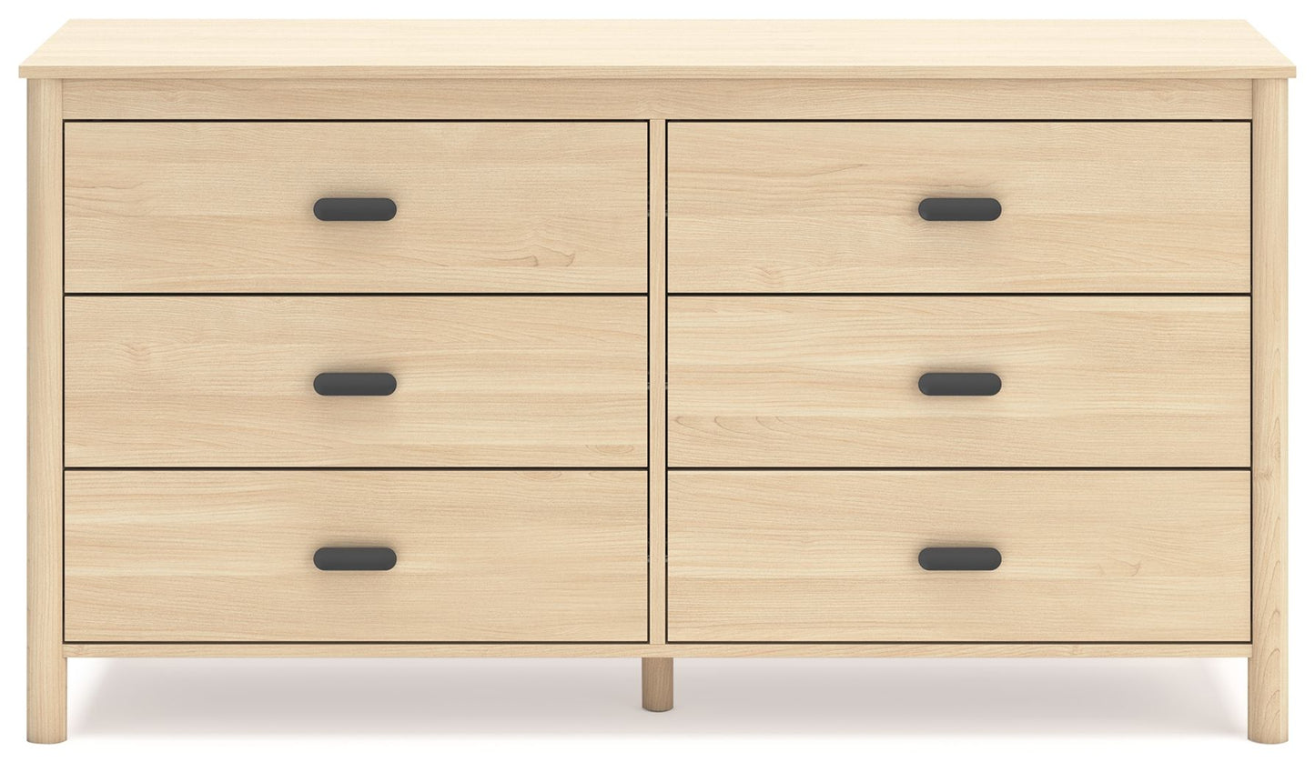Cabinella - Tan - Six Drawer Dresser
