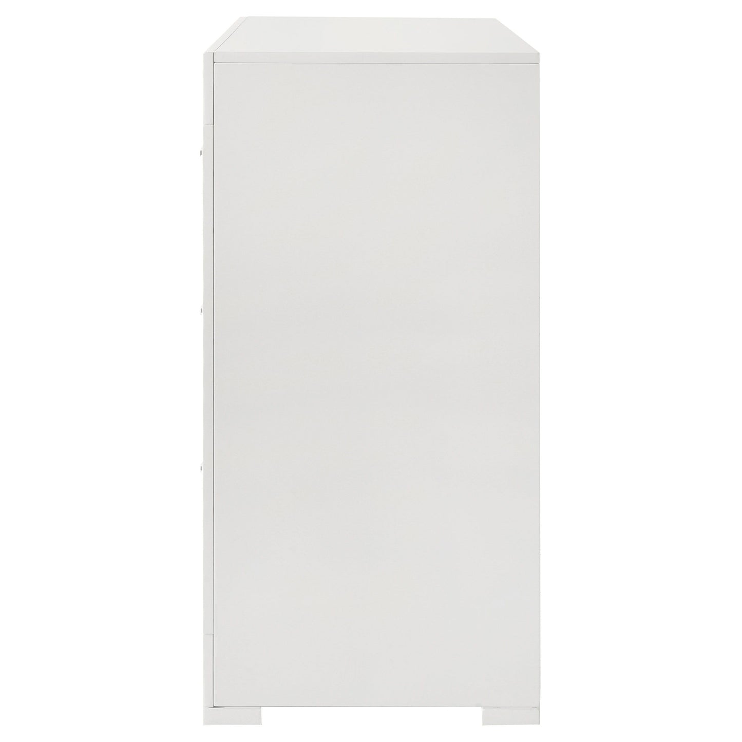 Ives - 6-Drawer Dresser Cabinet - White High Gloss