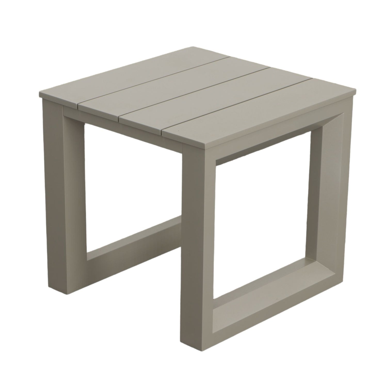 Dalilah - Patio Square End Table - Gray