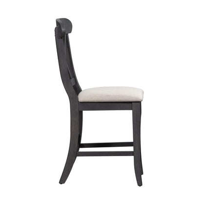 Ocean Isle - Upholstered X Back Counter Chair