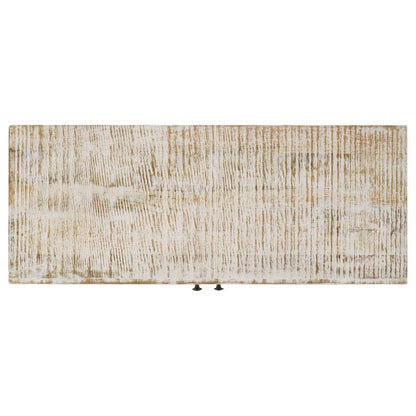 Eileen - 2 Door Wood Storage Accent Cabinet - White Washed