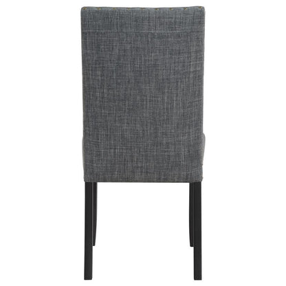 Barlow - 6 Piece Rectangular Dining Table Set - Gray And Black