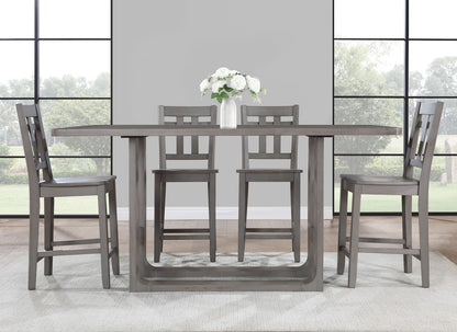 Toscana - Counter Chair (Set of 2) - Dark Gray