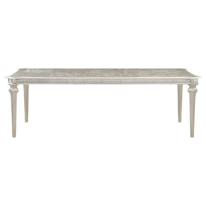 Evangeline - 9 Piece Extension Leaf Dining Set - Silver Oak