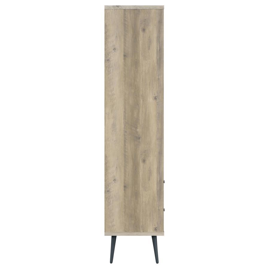 Maeve - 3-Shelf Bookcase With Drawers - Distressed Pine