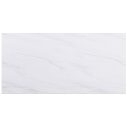 Carla - Cultured Carrara Marble Top Dining Table - White