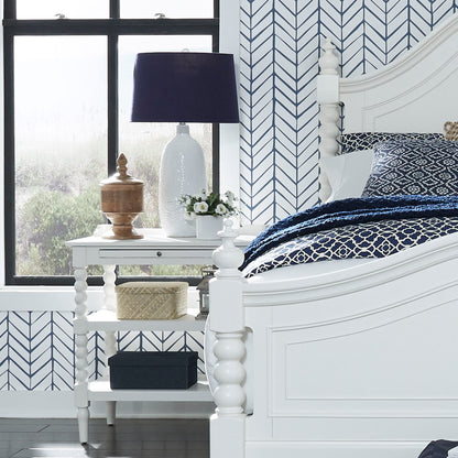 Harbor View - Open Nightstand - White