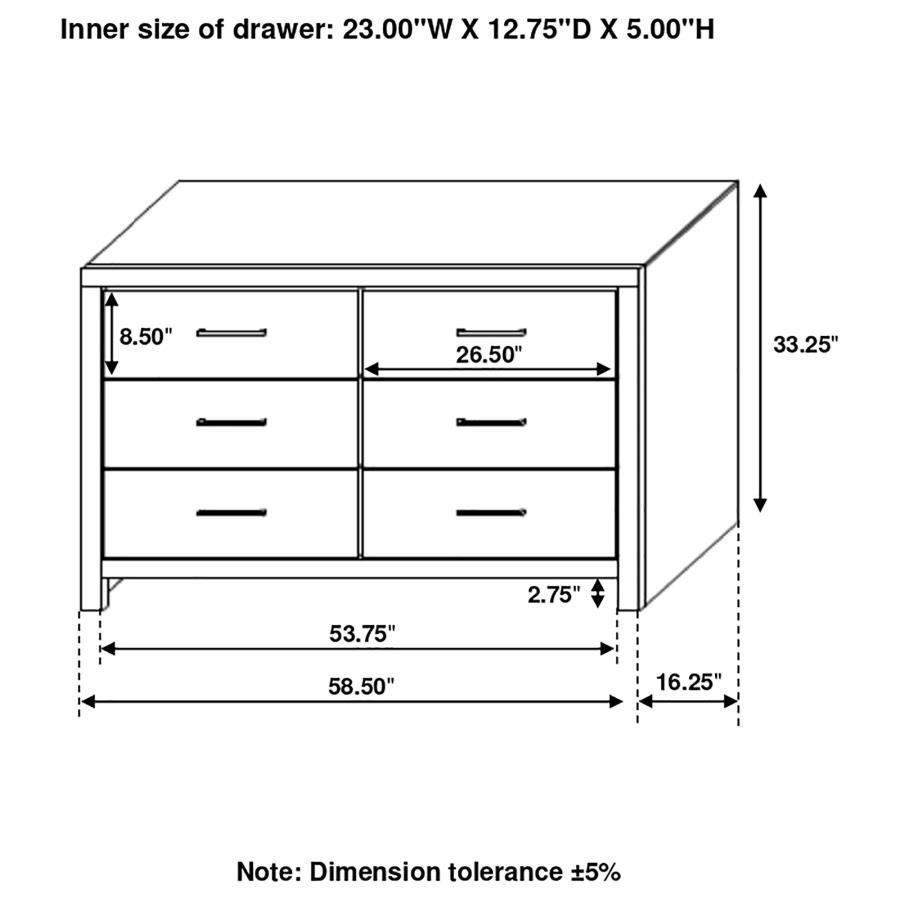 Brantford - 6-Drawer Dresser