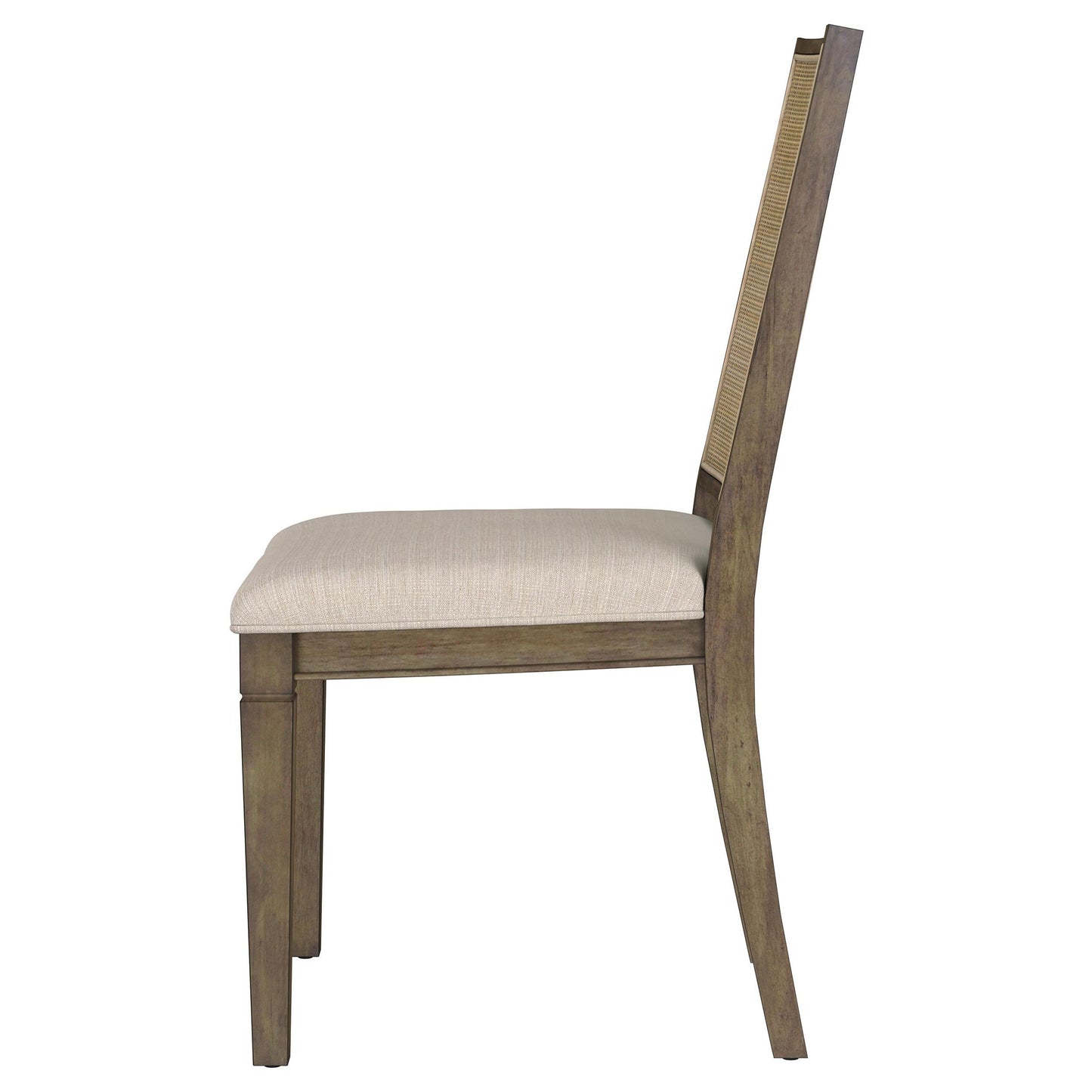 Matisse - Woven Rattan Back Dining Side Chair Brown (Set of 2) - Light Brown