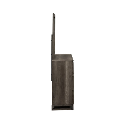 Tanners Creek - Dresser & Mirror - Dark Gray