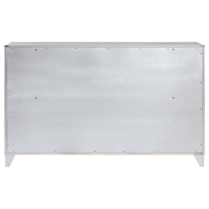 Larue - 6-Drawer Dresser - Silver