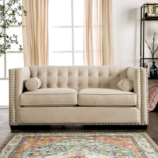 Elliot - Loveseat - Beige