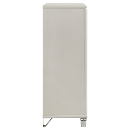 Olivia - 5-Drawer Bedroom Chest Of Drawers - Pearl White