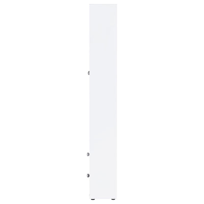 Hawthorne - 4-Shelf Glass Door Tall Cabinet With Drawers