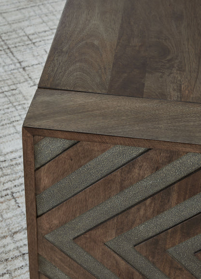 Dreggan - Brown - Rectangular Cocktail Table