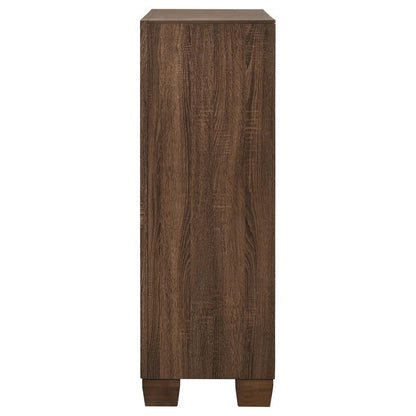 Brandon - 5-Drawer Bedroom Chest - Warm Brown