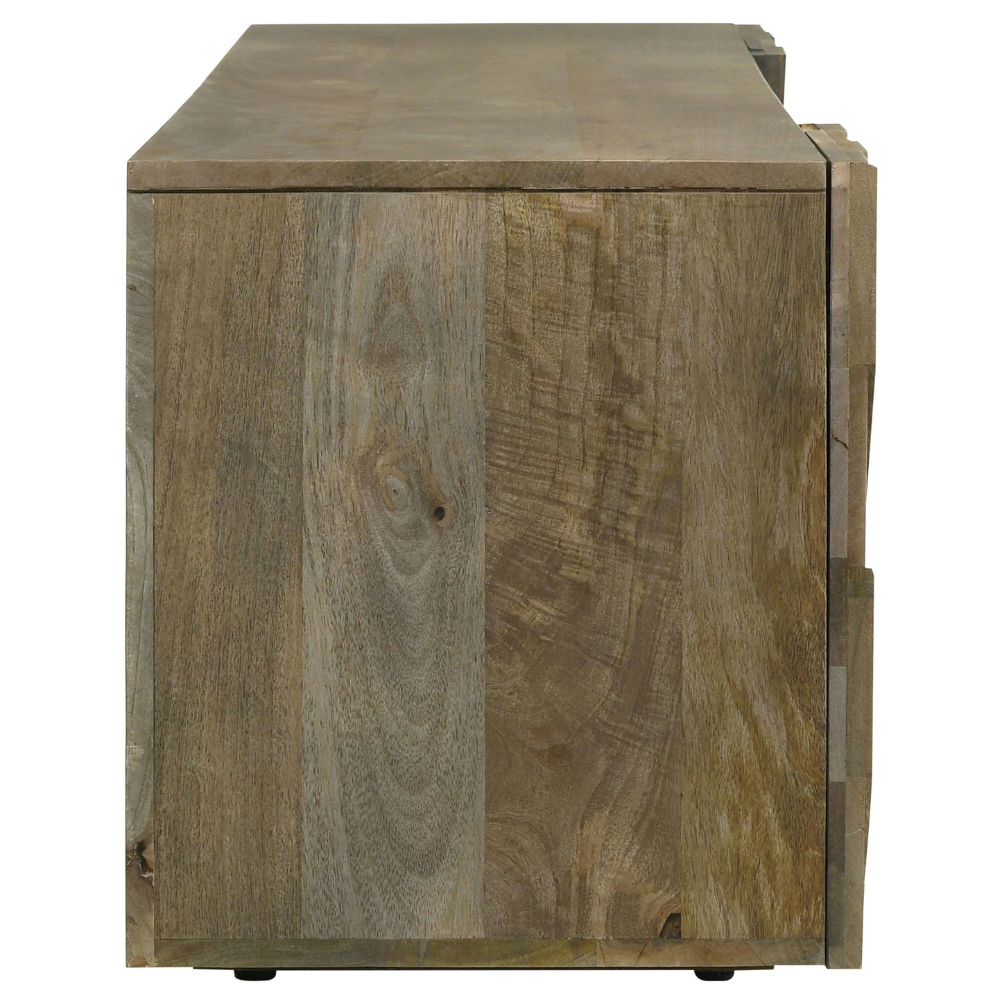 Keese - 2 Door Wood TV Stand Media Console - Mango Brown