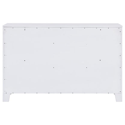 Anastasia - 6-Drawer Dresser - Pearl White