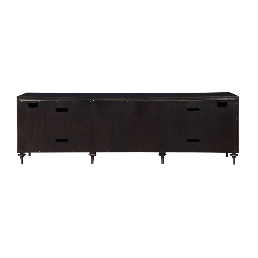 Diya - Console Cabinet - Forged Bronze & Espresso