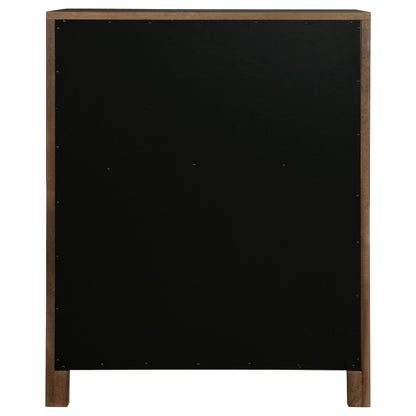 Maderia - 5-Drawer Chest Of Drawers - Walnut