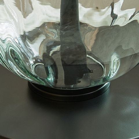 Airbal - Clear / Black - Glass Table Lamp (Set of 2)