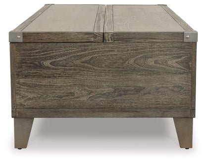 Chazney - Rustic Brown - Lift Top Cocktail Table