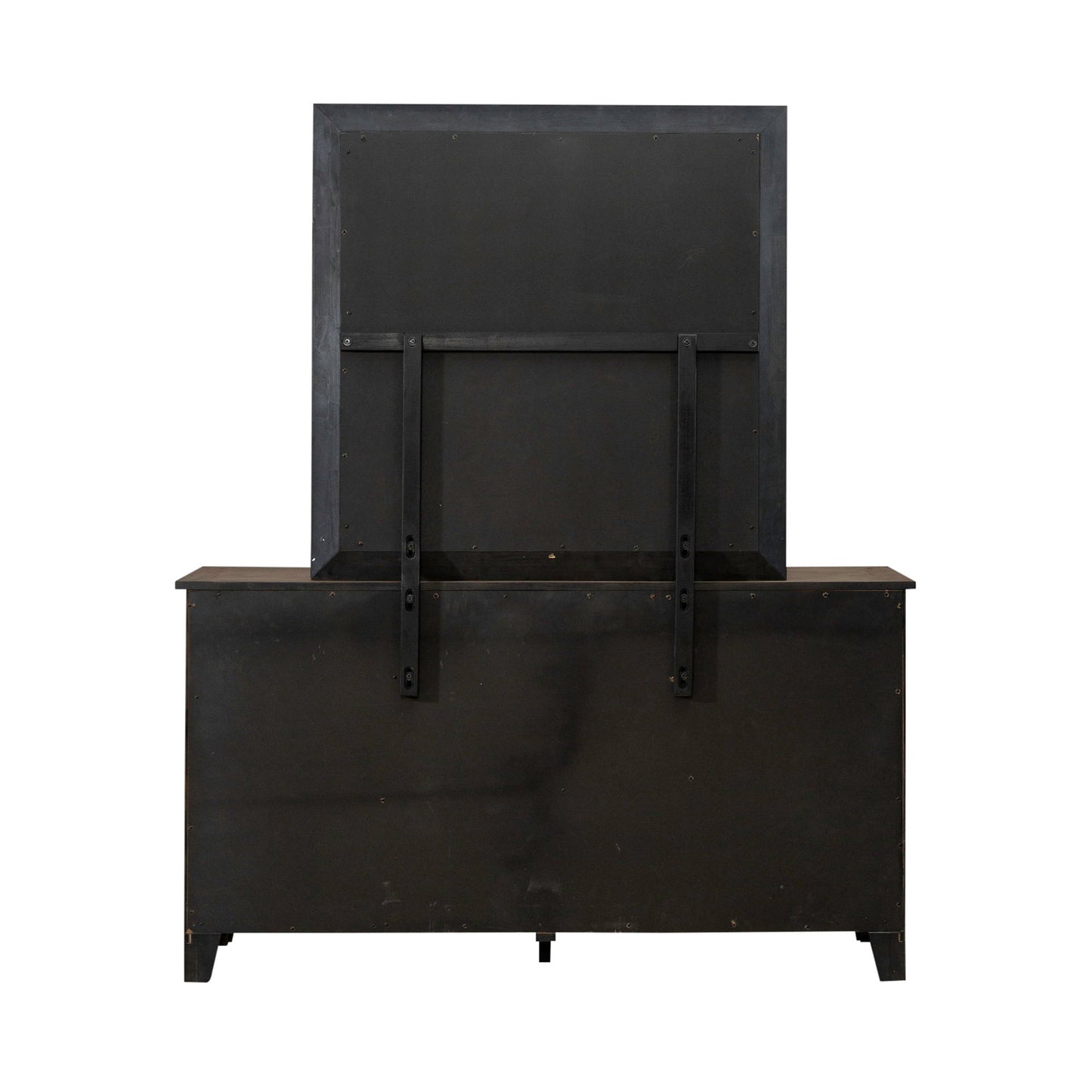 Grandpas Cabin - 7 Drawers Dresser & Mirror - Light Brown