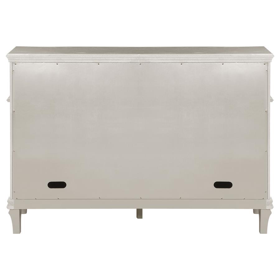 Evangeline - 4-Drawer Sideboard Buffet Cabinet - Silver Oak