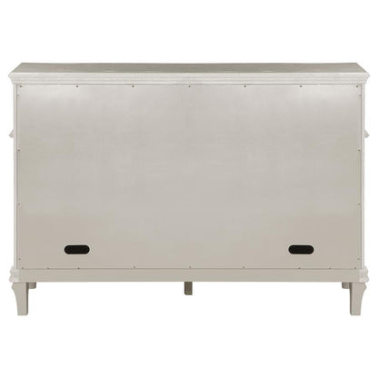 Evangeline - 4-Drawer Sideboard Buffet Cabinet - Silver Oak