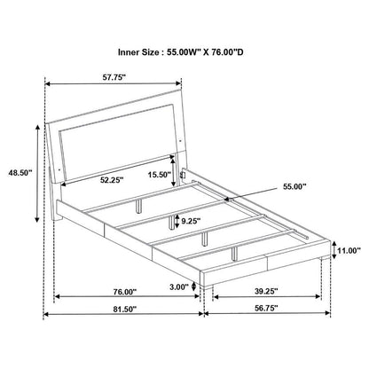 Felicity - Bedroom Set With LED Mirror