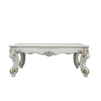 Vendom II - Coffee Table - Antique Pearl Finish