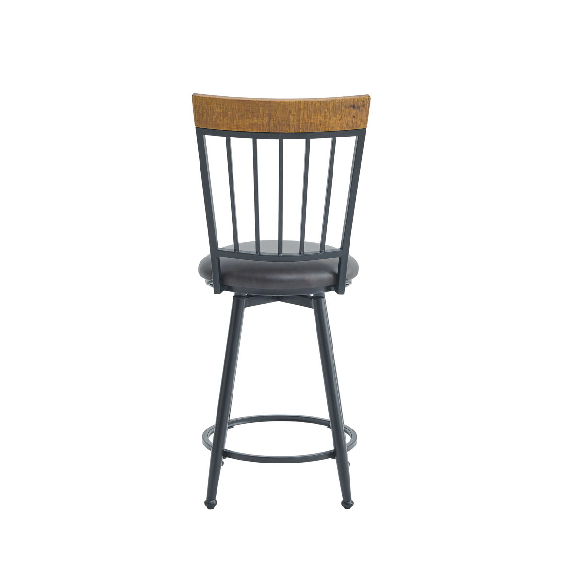 Tyler - Swivel Counter Chair (Set of 2) - Dark Gray